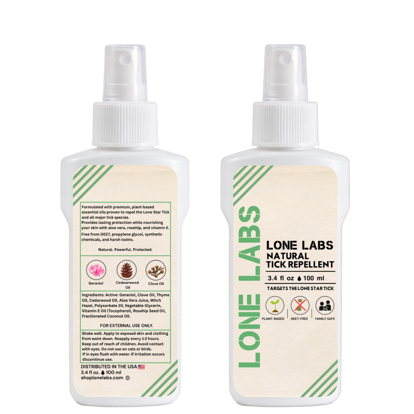 LoneLabs™ DEET-Free Tick Repellent